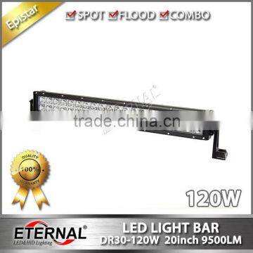 120W 20in straight off-road heavy duty vehicles construction equipment mining dump trucks driving led light bar