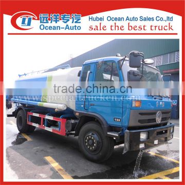 Dongfeng 4X2 drive wheel 12000liter tank drinking water tank truck for sale