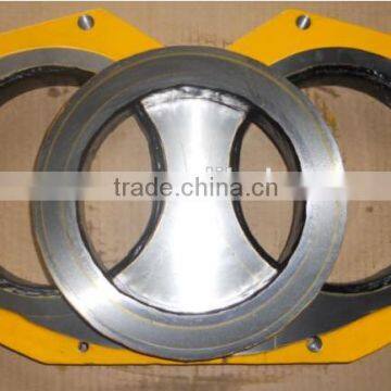 High Quality Pump Spare Parts Concrete Pump Tungsten Carbide Spectacle Plate DN200 photo-2