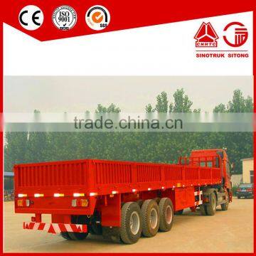 New best selling cheap price 3 Axles cargo transport side wall open semi trailer