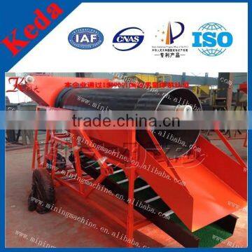 High Qulity Alluvial Gold Mini Gold Trommel Screen for Ghana photo-6