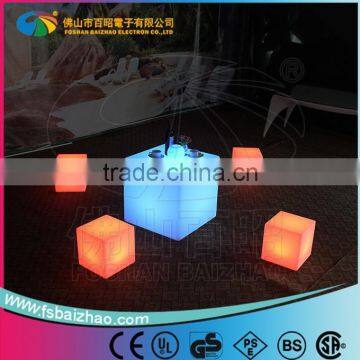 Outdoor LED Light Cube/High Quality RGB Cube Light/16 Color LED Cube Seat photo-5