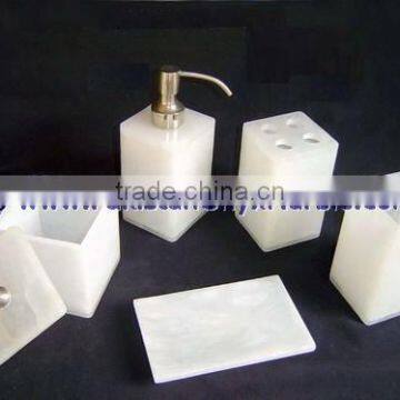 NATURAL COLOR Luxury Colorful Free Sample for Natural ONYX BATHROOM ACCESSORIES COLLECTION photo-6