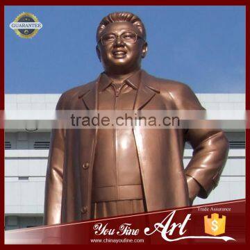 Outdoor Decoration Speech Bronze Male Sculpture photo-3