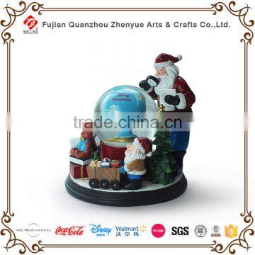 Polyresin Cute Snowman Customized Christmas Glass Snow Water Ball Decoration Resin Unique Shape Snowman Snow Globe photo-6