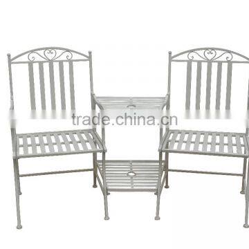 2 Seater Cast Iron Companion Garden Chair photo-5