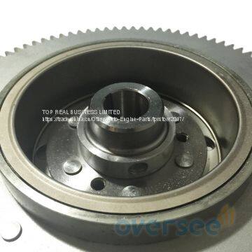 61T-85550-10 ROTOR ASSEMBLY Flywheel Replaces For Yamaha Outboard Engine 25HP 30HP 61N 69P 61T Models Parsun T30 61T-85 photo-3