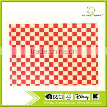 PP Plaid Placemats Washable Heat-resistant for Dining Table 45*30CM (Set of 12) photo-3