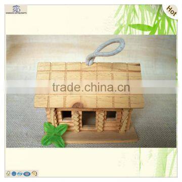 art minds desk top decoration model wooden bird house