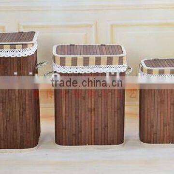 Pp Woven Rattan Art Craft Laundry Basket