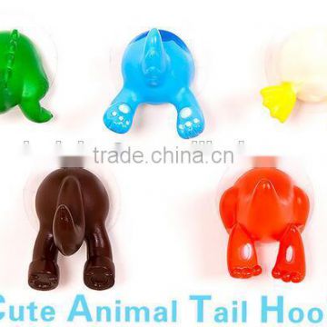 ZX10 Resuable Cute cartoon animals tail hook/kitchen/houseware