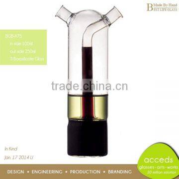 Lead Free Handmade Glass Best Olive Oil Bottle photo-3
