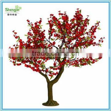 Artificial plum blossom tree with lights