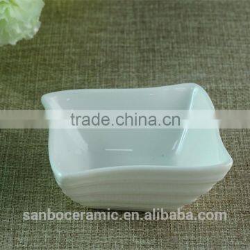 Wholesale Stock White Porcelain Soy Sauce Dishstock White Ceramics Sauce Dish photo-2