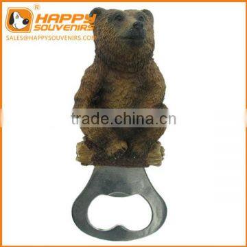 Custom Stainless Steel and Resin Bear Bottle Opener photo-2
