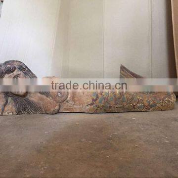 Handmade Wooden Mermaid Sculpture photo-4