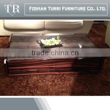 Unique Design Iran Luxury Marble Wooden Coffee Table photo-2