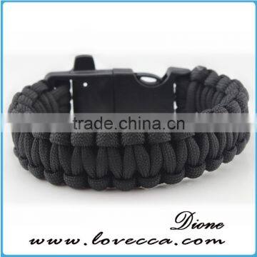 Firestarter Whistle Buckle With Compass 550 Survival Bracelet photo-2