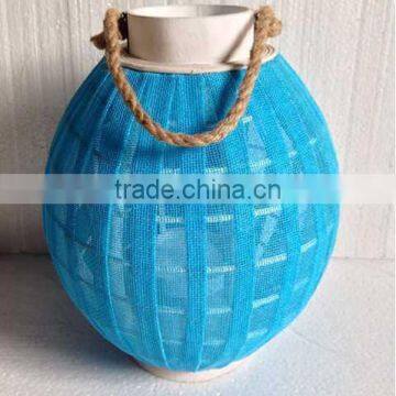 Chinese Candle Lantern With Fabric photo-3