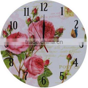 decorative wooden fashion wall clock