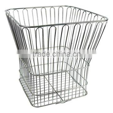 Factory Price mental Bathroom Dirty Clothes Towel Storage Basket