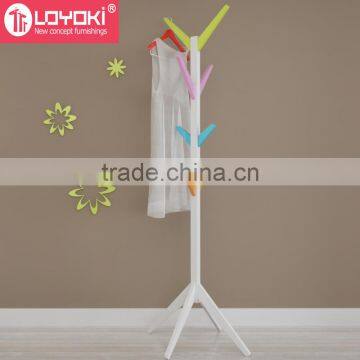 New Design MDF DIY Tree Shaped Coat Rack Stand Colorful Wall Coat Rack Clothes Hanger Rack Wholesale photo-5
