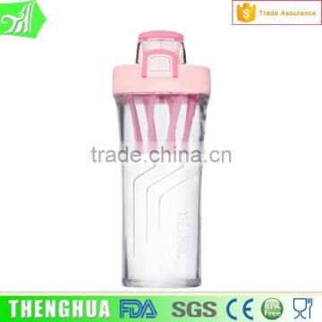 New Design Tritan Water Bottle Plastic Milk Shake Bottle Shaker photo-5
