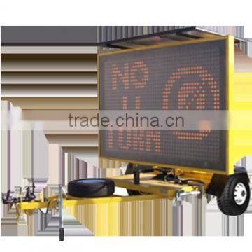 Mobile LED Variable Message Signs VMS Trailer For Sale photo-4