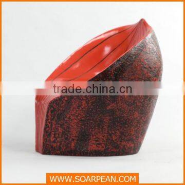 Fiberglass Furniture Leaf Shaped Lounge Chair photo-2