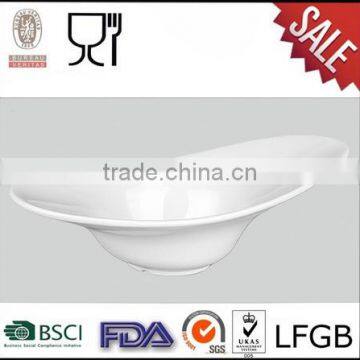 Factory Wholesale Solid White Melamine Bowl, White Dinner Bowls