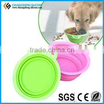 Silicone pet bowl