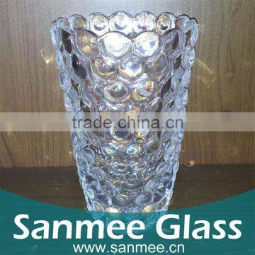 Big Capacity Clear Grape Shaped Crystal Glass Vases