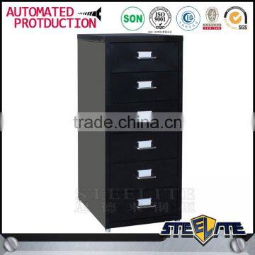 Cheap Metal Storage Movable File Cabinet Movable Drawer Cabinet 6 Drawer Mobile Pedestal Cabinet photo-5