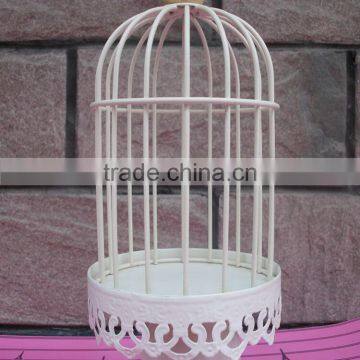Bird Cage Outdoor Hanging Solar Candle Lantern photo-6