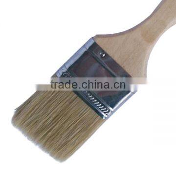 Red Tip Varnished Wooden Handle 100% Bristle Roller Paint Brush photo-2