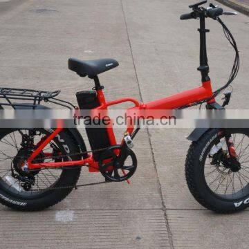 20inch 36V250W Full Suspension Fat Tire Electric Bike/bicycle Folding Electric Fat Bike photo-2