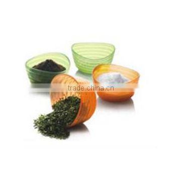 4pc set of silicone pinch bowls