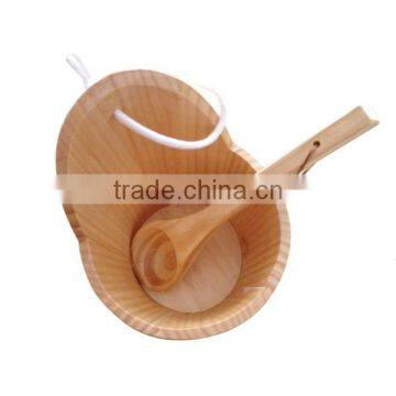Guangzhuo Fenlin Best Selling Wooden Sauna Scoop &bucket in Sauna Accessories photo-4
