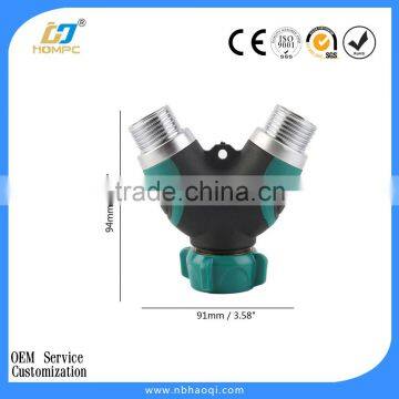 Metal 2-way Watering Garden Hose Splitter photo-3
