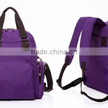 Handle and Shouldler Nylon Diaper Bag Backpack photo-2