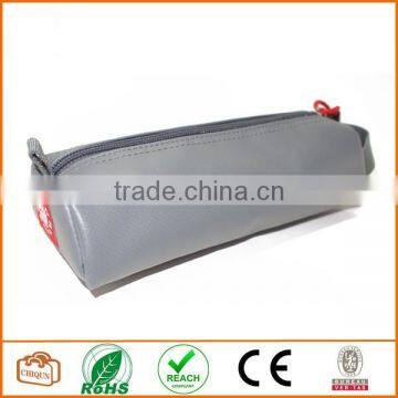 Tarpaulin Name Tag Small Pencil Case Pouch (Grey)