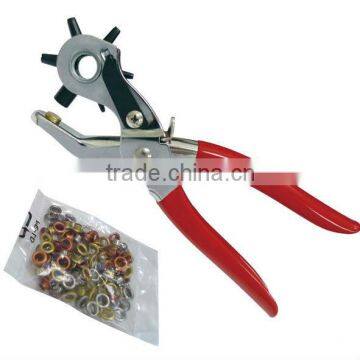 2 In 1 Leather Hole Punch & Eyelet Pliers + 100 Eyelets