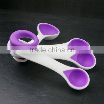 16131 SILICONE MEASURING CUPS SET CUP SPOON KITCHEN TOOL COLLAPSIBLE BAKING COOK photo-5
