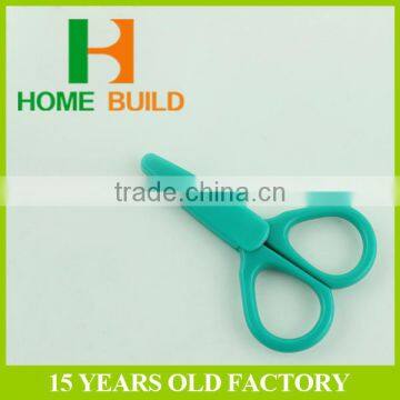 Factory Price HB-S3001 Round Tipped Baby Nail Scissors With Safety Cover photo-3