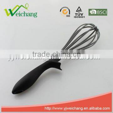 WCA514 Premium Nylon Utensils EGG WHISK Cooking Utensil Gadgets Set With Storage Stand (Multi-color) photo-2