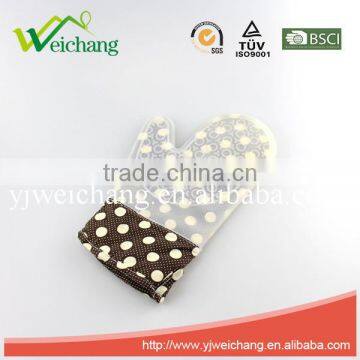 WCA1002 heat resistant high temperature rubber silicone oven gloves