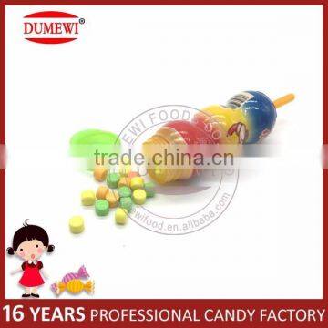 Fruit Flavor Hard Candy Gourd Shape Lollipop Toy Candy photo-2