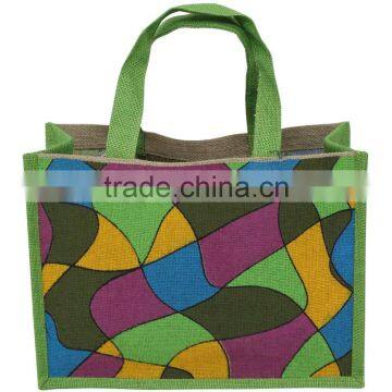 Multi color highly fashionable pattern printed goodie bag - earthfriendly - attractive size