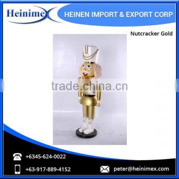 New Arrival Creative High Quality Handmade Gold Color Nutcracker for Christmas photo-2