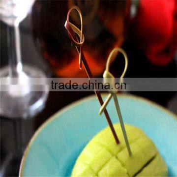 Food Grade party decorate cocktail bamboo knot skewer